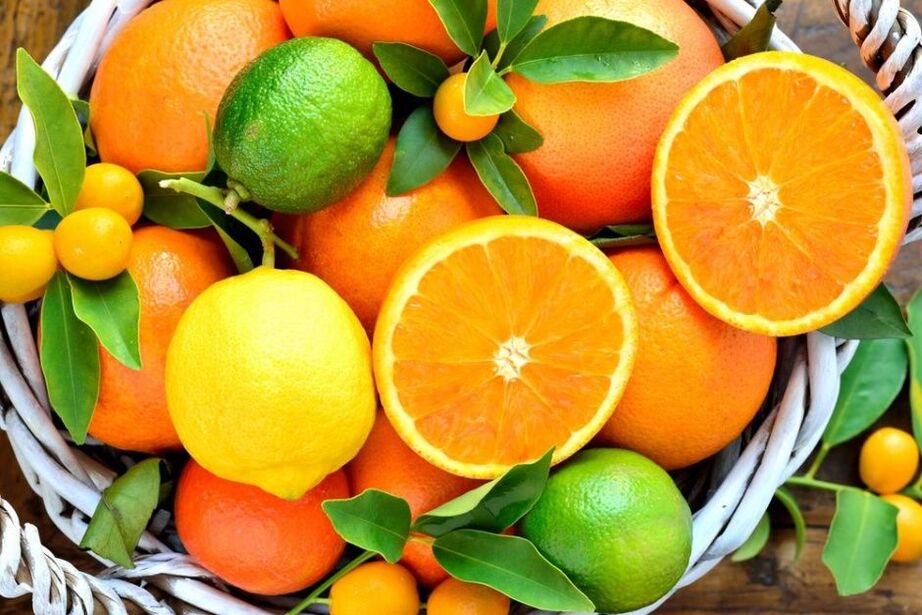 arance e limoni per la potenza