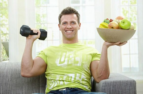 Una sana alimentazione e l'esercizio fisico sono le chiavi per la salute degli uomini! 