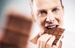 Mangiare cioccolato - prevenire la disfunzione erettile