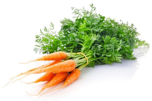Le carote fresche hanno un effetto positivo sulla potenza
